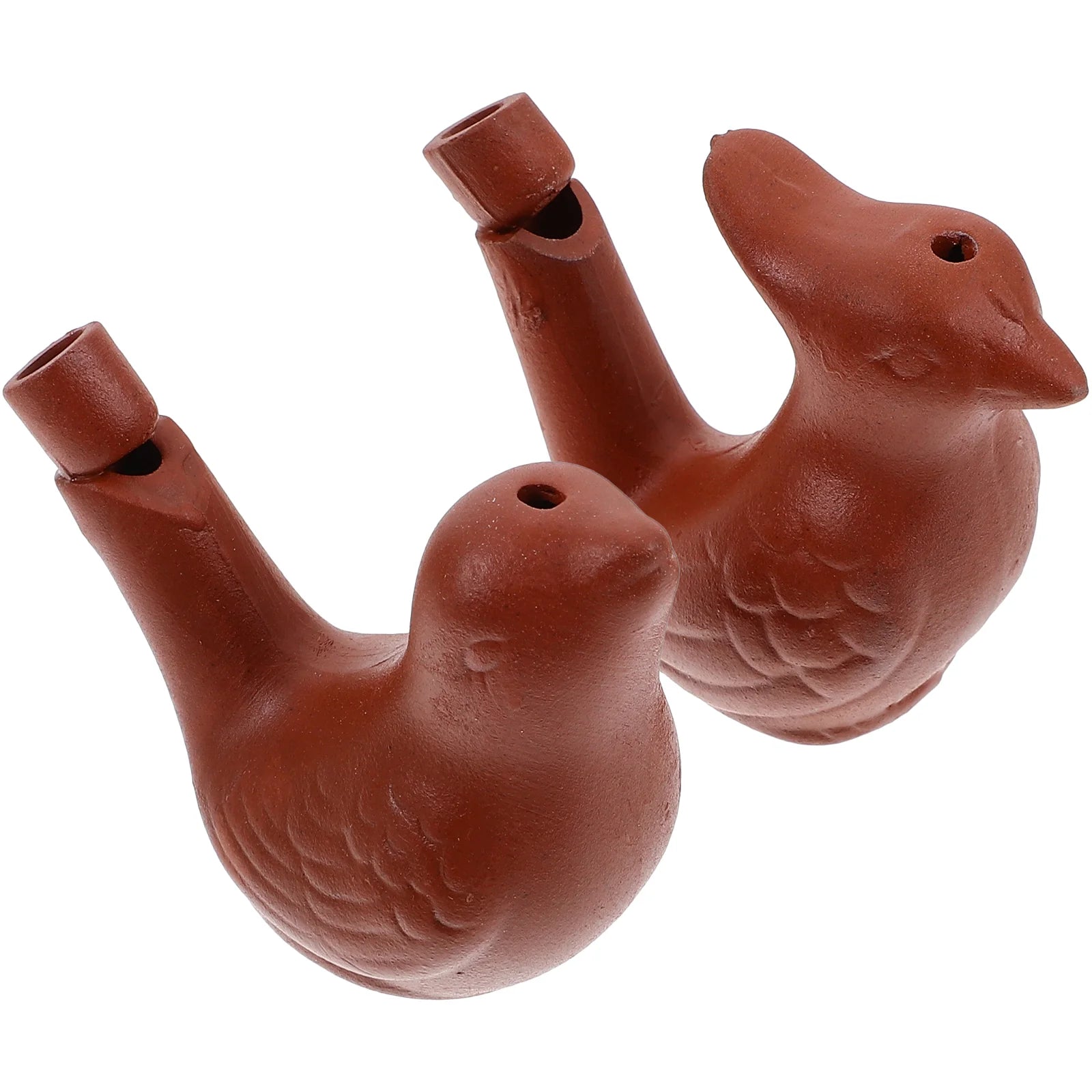 Bird Water Whistle 2pcs Ceramic Bird Toys Porcelain Bird Water Whistle Noise Makers for Signaling Outdoor Supplies Creative