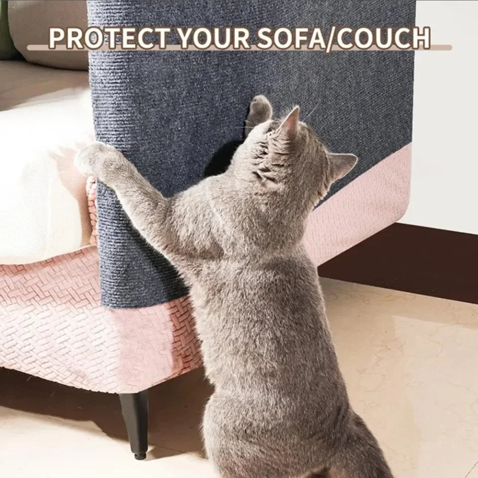 Self-adhesive Anti Cat Scratch Sofa Cats Scratch Board Sofa Protection Paws Sharpen Trimmable Carpet Cats Scratch Board Cat Toys