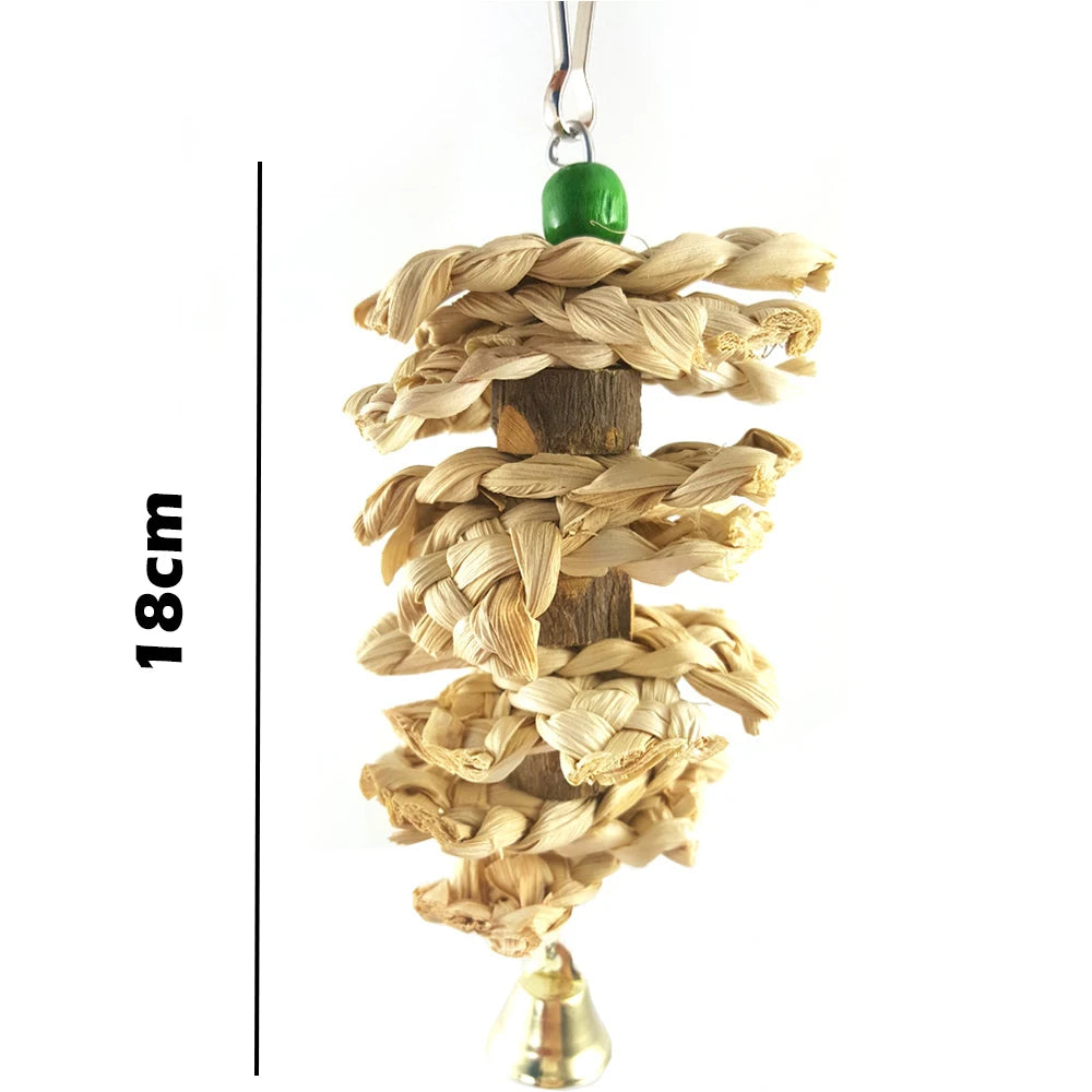 Parrot Bird Toy for Parakeets Agaponis Chewing Cardboard Destroy Birds Toy Parrot Toys for Large Small Birds Toy Accessories