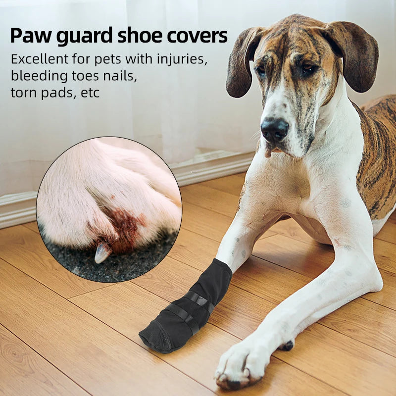 1pcs Pet Dog Shoes Outdoor Waterproof Dog Boot Dog Leg Injury Protection Cover Four Feet Universal Dog Boot Pet Dog Accessories