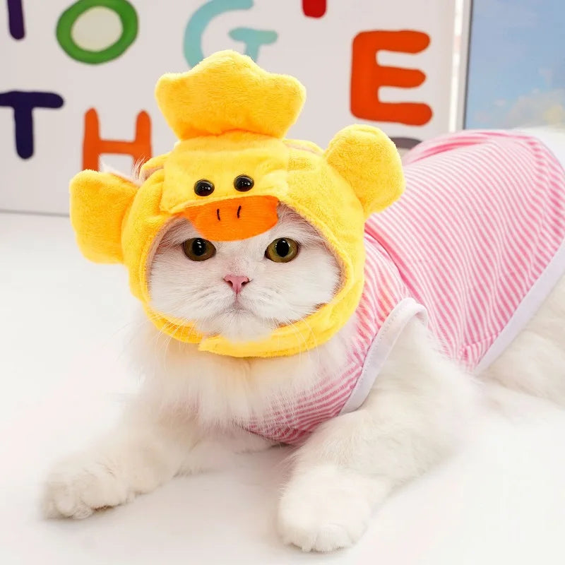 Winter Pet Warm Dog Hat Cute Animal Autumn Funny Dog Hat Fleece Dog Costume Puppy Kitten Cap Party Festival Dog Accessories