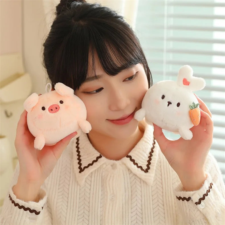 Kids Rope Simulation Animal Plush Tail Wagging Cute Cat Dog Toys for 2-4 Year Old Todder Toys Baby Christmas Birthday Gifts