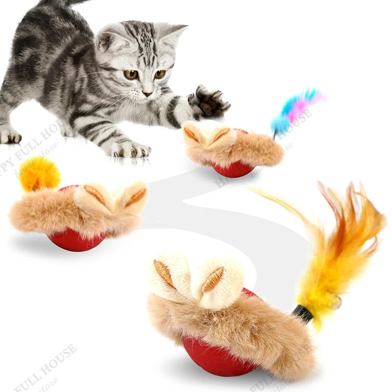 3 in 1 Cat Toy Interactive Ball for Indoor Cat  Game Toys, Cat Toys Electric, Automatic Cat Toy, Cat Toys Moving