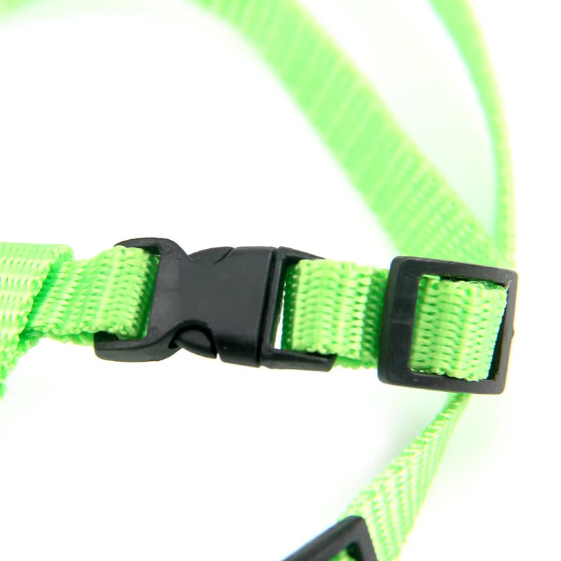 Kitten Harness Leash Adjustable Nylon Pet Traction Solid Color Harness For Cats Solid And Durable Cat Accessories Supplies