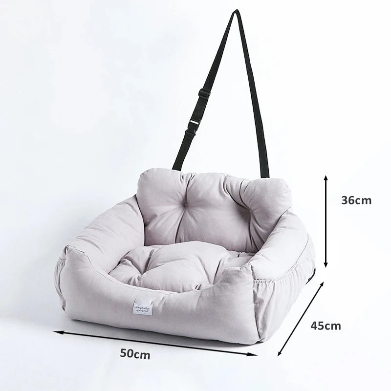 Puppy Dog Car Seat Travel Central Control Portable Pet Carrier for Small Dogs Chihuahua Teddy Cats Car Transport Dog Accessories