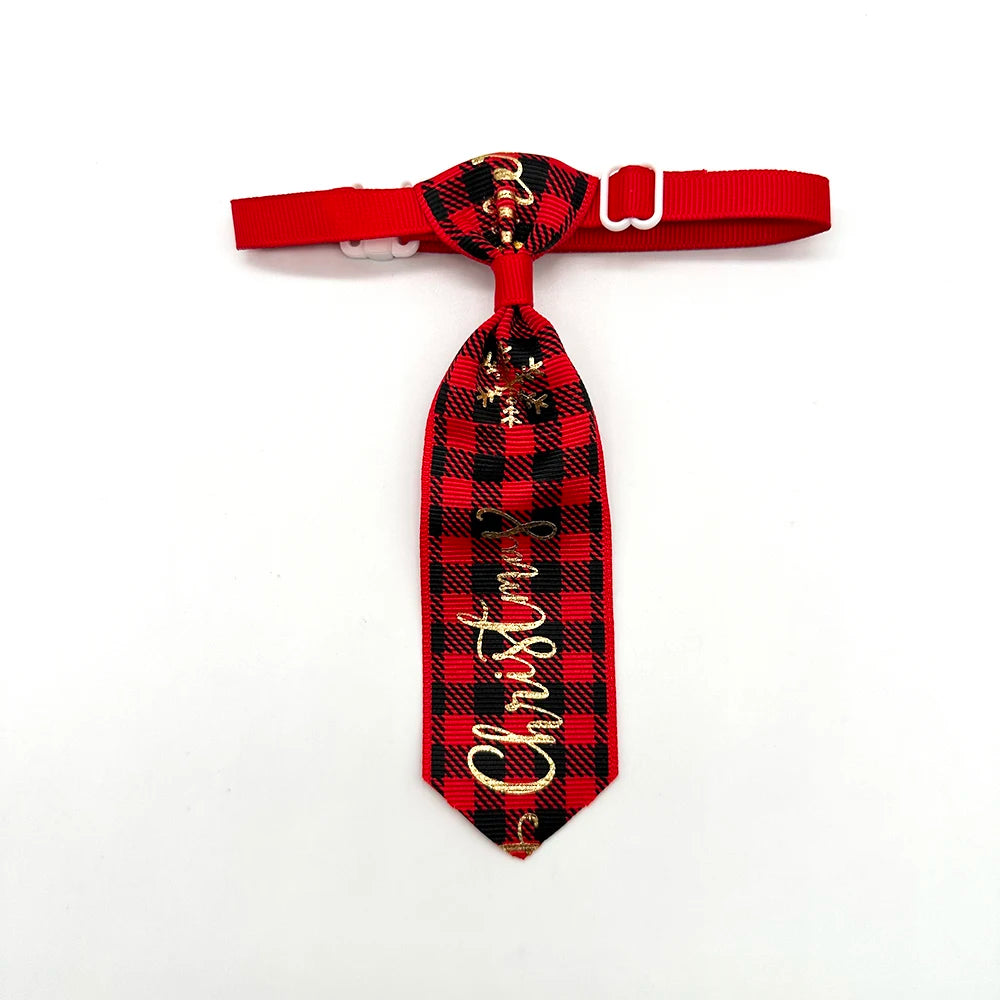 50/100pcs Xmas Dog Accessories Christmas Pet Dog Tie Collar Small Dog Cat Puppy Neckties Bowtie Holiday Pet Dog Grooming items