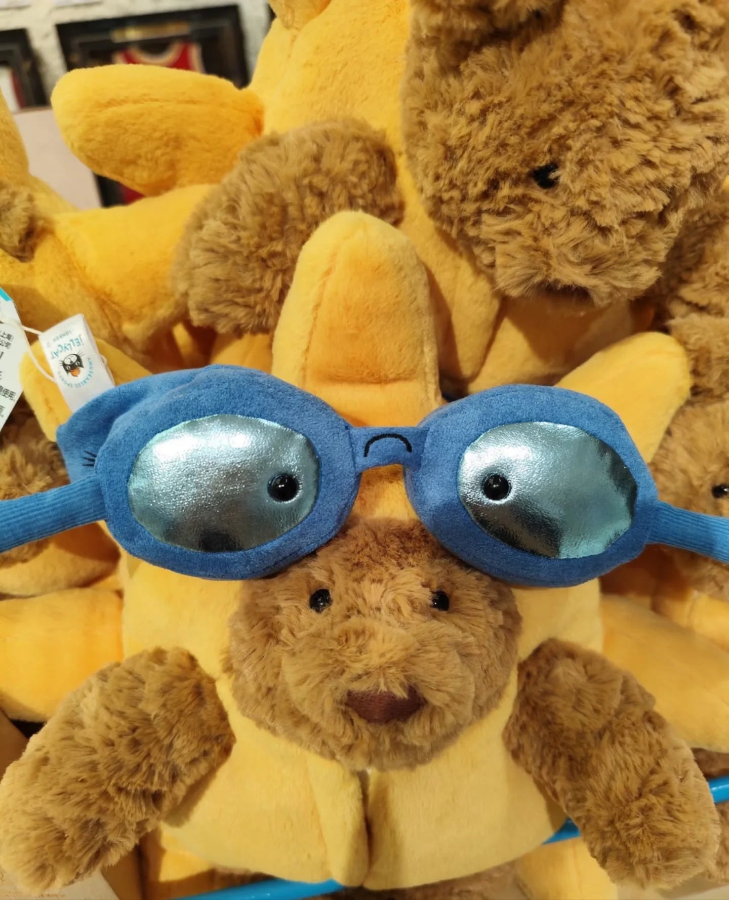 Summer Series Plush Cat Toy 10cm Coral Goggles Surfboard Interactive Doll for Pets Scene Decoration Christmas Gift Idea Gift