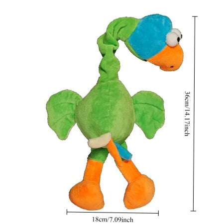 Plush Squeaky Dog Toys Crazy Zoo Plush Sound Toys Human Pet Interactive Tug of War Knot Bite-resistant Pet Toys Outdoor Funny