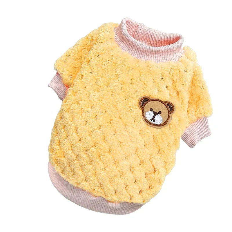 Small Dog Clothes Autumn Winter Puppy Warm Coat Small Medium Dog Cat Pullover Chihuahua French Bulldog Clothes Dog Accessories