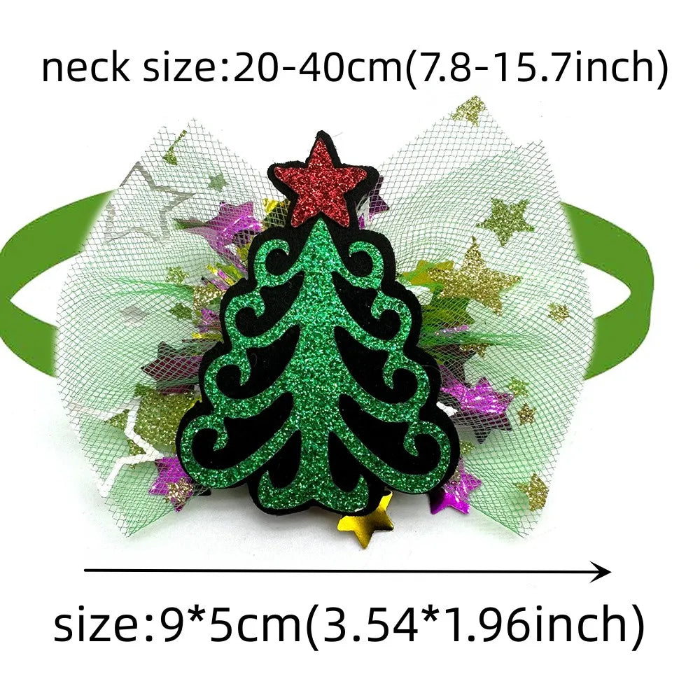 50/100pcs Dog Bowties for Dogs Fashion Bow Ties Collar Christmas Dogs Pets Grooming Products Dog Accessories for Small Dogs