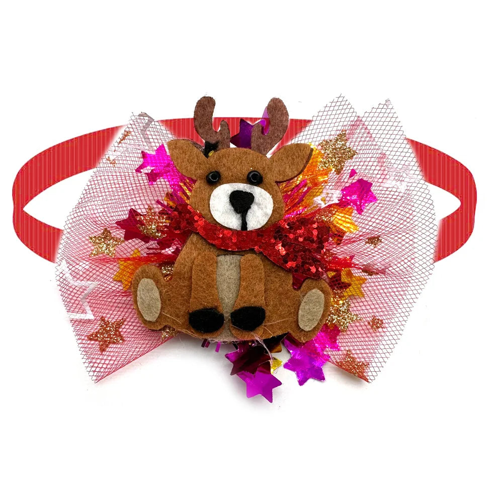 50/100pcs Dog Bowties for Dogs Fashion Bow Ties Collar Christmas Dogs Pets Grooming Products Dog Accessories for Small Dogs