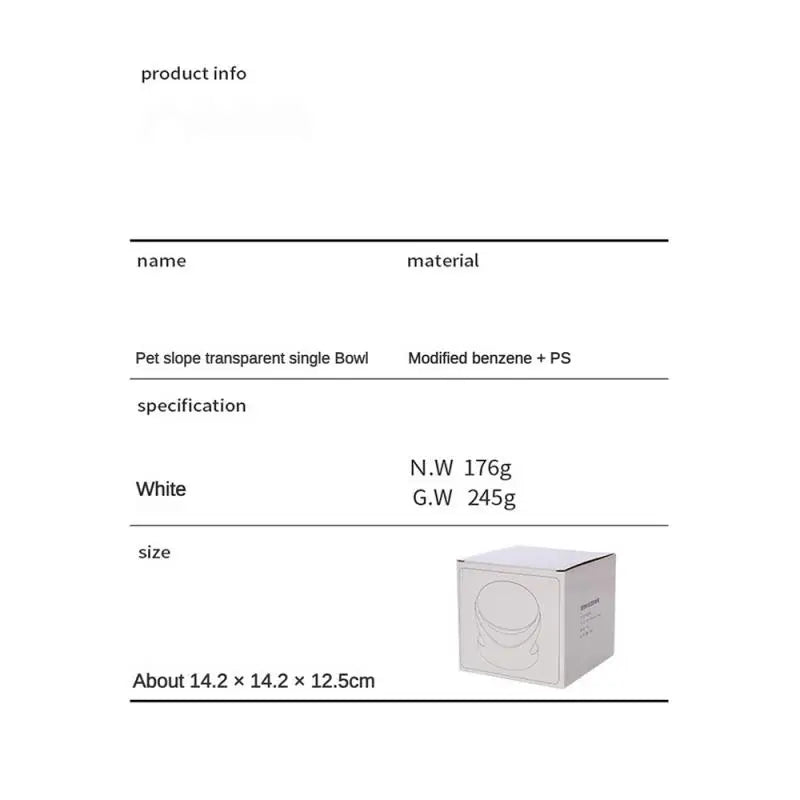 Pet Bowl Food And Water In One Place. The Actual Dog Accessories Highest Evaluation Anti-spill Dog Water Bowl Feeder Cat Tray