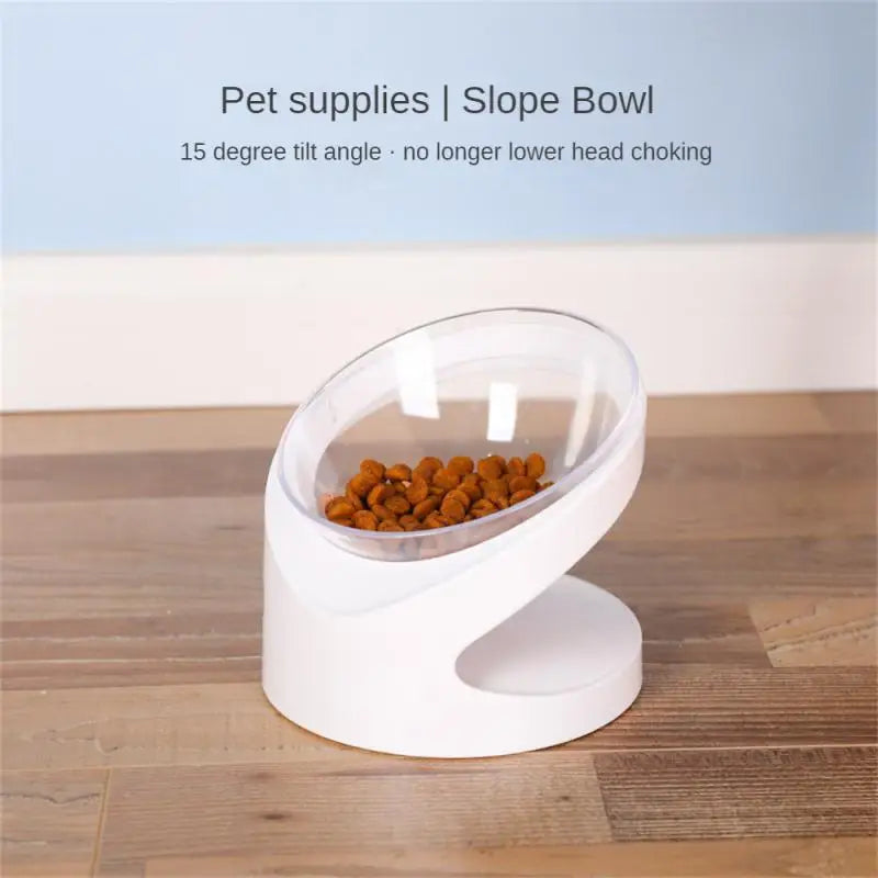 Pet Bowl Food And Water In One Place. The Actual Dog Accessories Highest Evaluation Anti-spill Dog Water Bowl Feeder Cat Tray