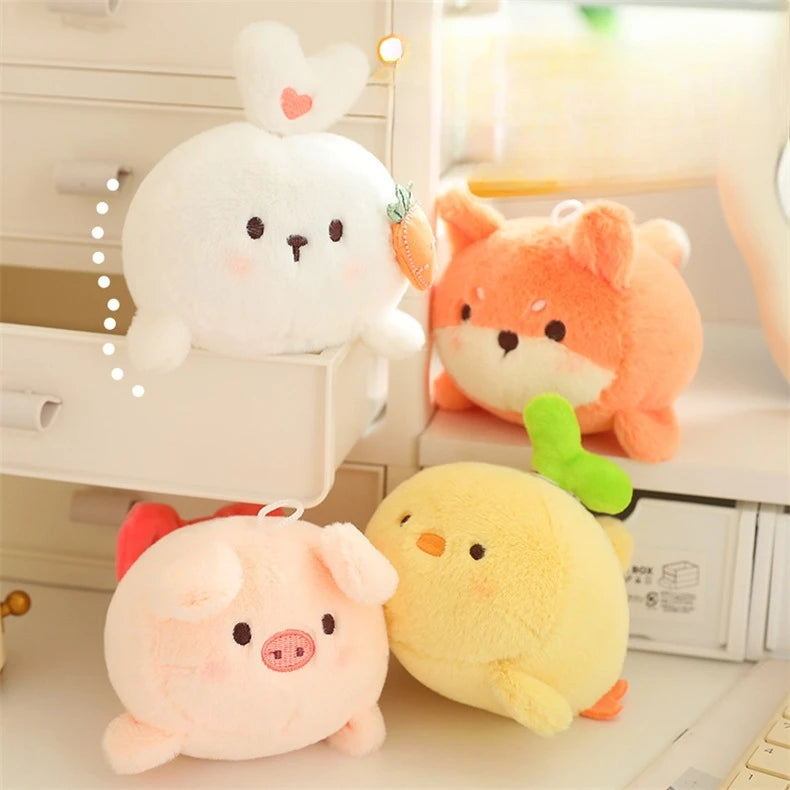 Kids Rope Simulation Animal Plush Tail Wagging Cute Cat Dog Toys for 2-4 Year Old Todder Toys Baby Christmas Birthday Gifts