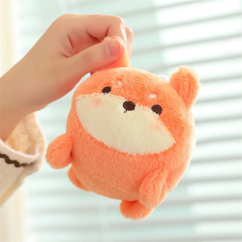 Kids Rope Simulation Animal Plush Tail Wagging Cute Cat Dog Toys for 2-4 Year Old Todder Toys Baby Christmas Birthday Gifts