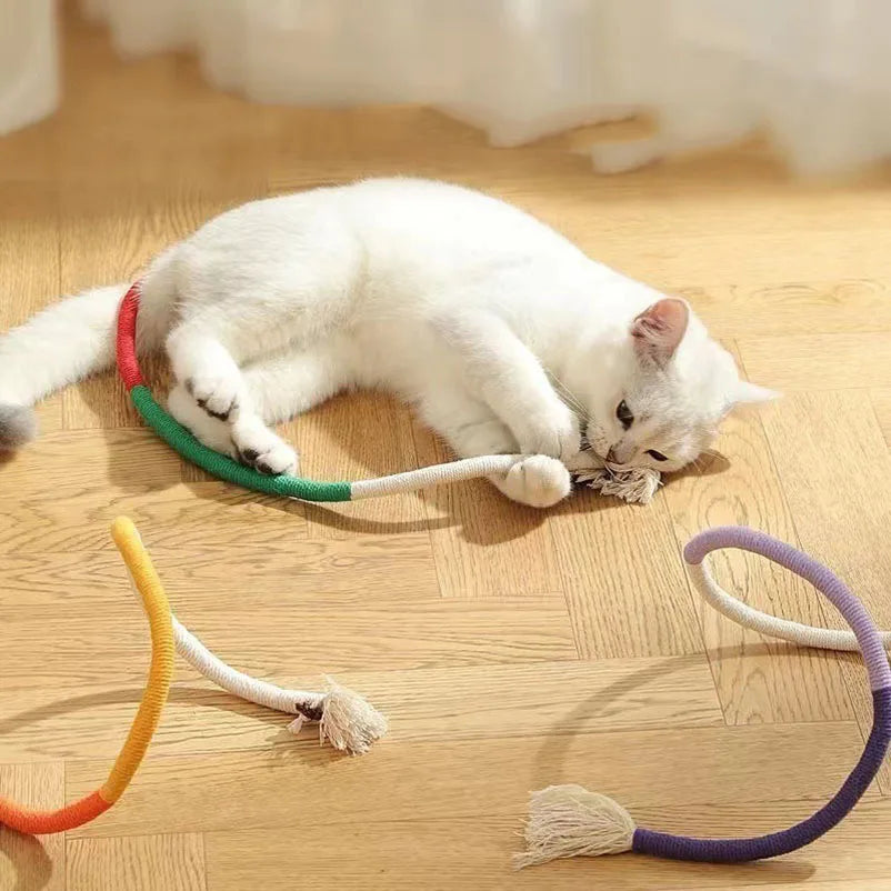 Cat toys cat teasers kitten galls teething and chew-resistant feathers cat self-entertainment and boredom relief cat supplie