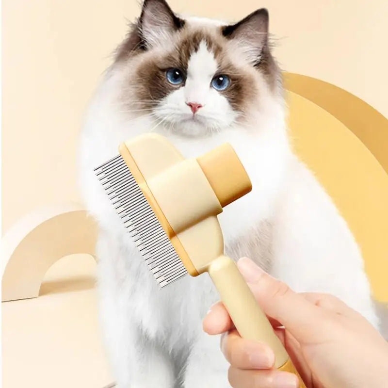 Pet Flea Comb Hair Comb Pet Hair Remover Cleaning Brush Cats Grooming  Deshedding Undercoat Comb Dog Accessories Tools