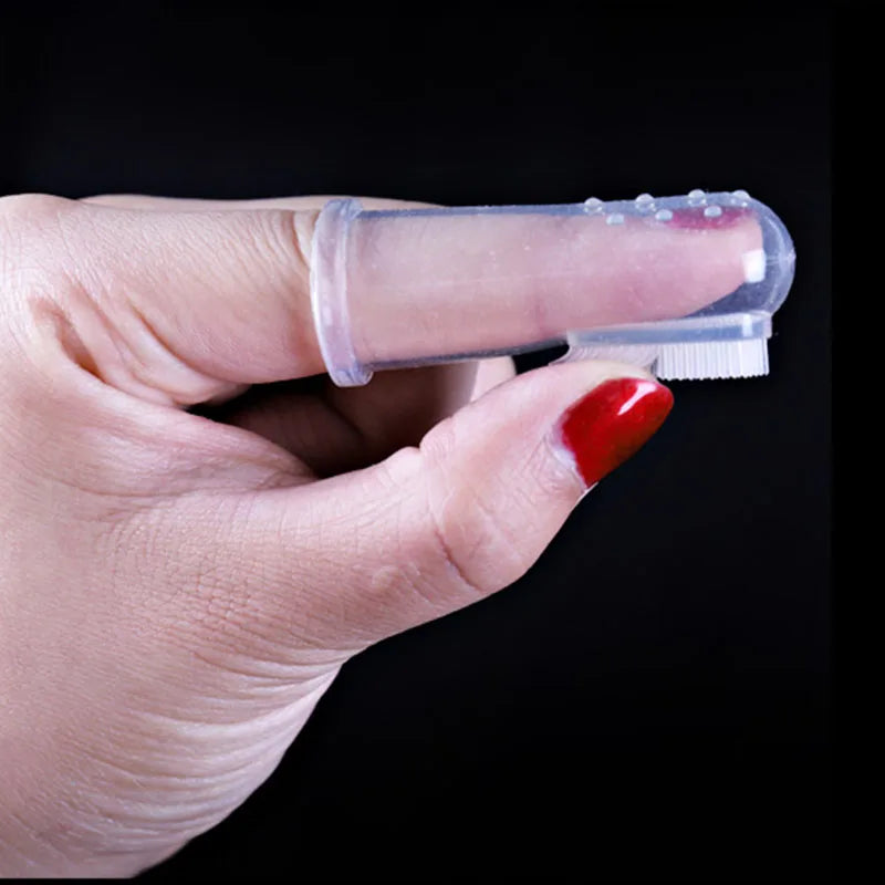 Pet Silicone Finger Cots Toothbrush Cats Dogs Brushing dog accessories Pet Teeth Oral Cleaning Products In Addition Perros