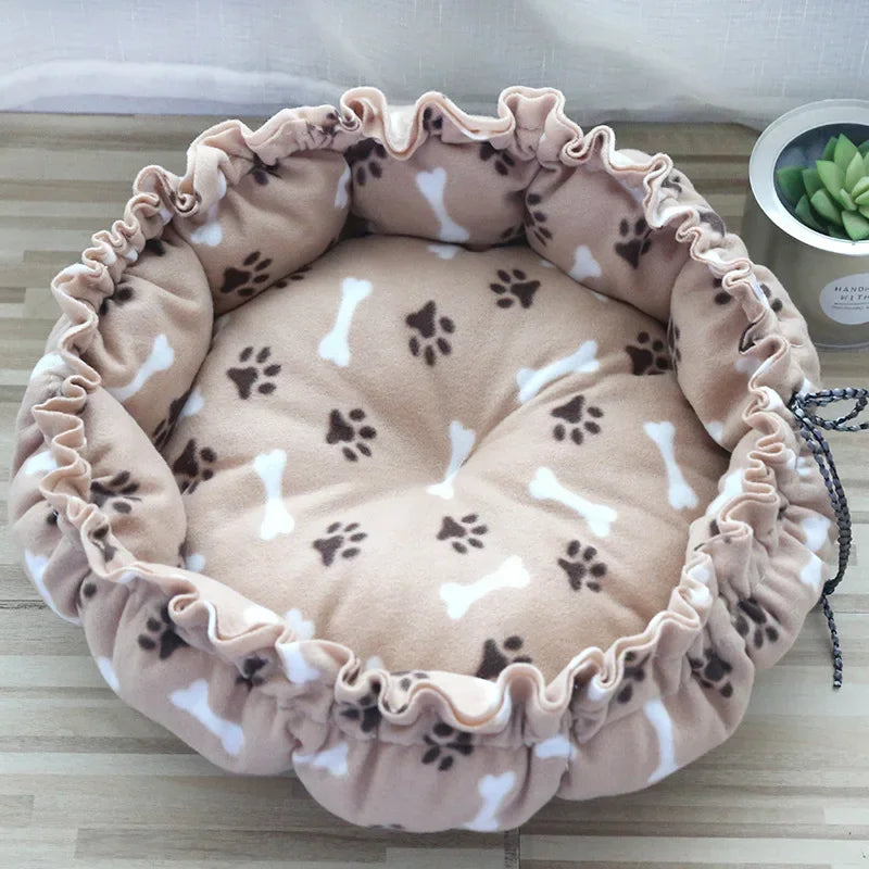 Dog Bed Small Medium Dogs Cushion Soft Cotton Winter Basket Warm Sofa House Cat Bed for Dog Accessories Pet Supplies