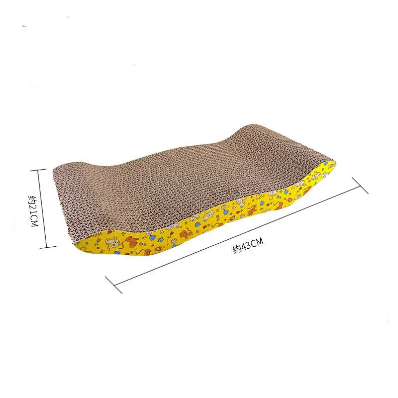 Cat Toys cat scraper sharpening claw cardboard corrugated board scratch-resistant cat scratch board Cat toy sofa cushion bed