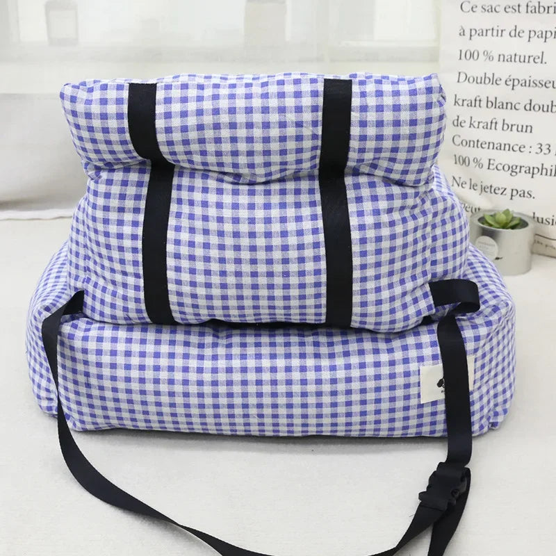 Dog Bed Dog Car Nest Pet Car Nest Out Safety Seat Cushion Anti-theft Car Portable Home Dual-purpose Nest Pad Dog Accessories