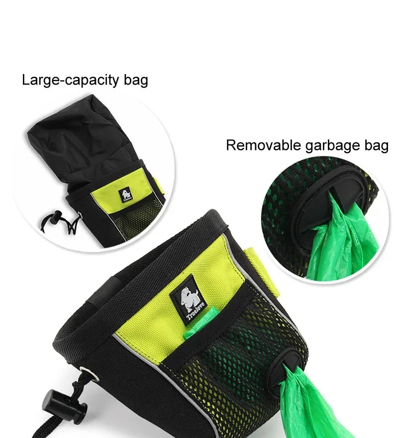 Truelove Dog Treat Bag TLT2051 Dog Accessories Nylon Reflective Portable Pet Traveling Snack Training Pouch Sport Waist Bag