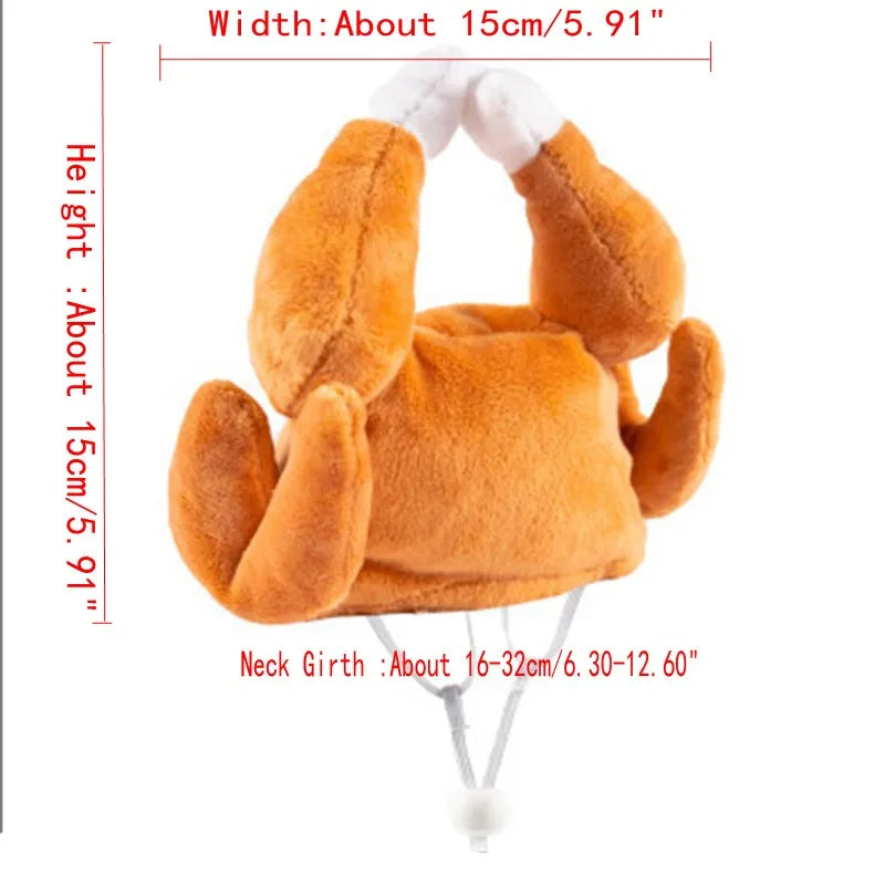 Winter Pet Warm Dog Hat Cute Animal Autumn Funny Dog Hat Fleece Dog Costume Puppy Kitten Cap Party Festival Dog Accessories