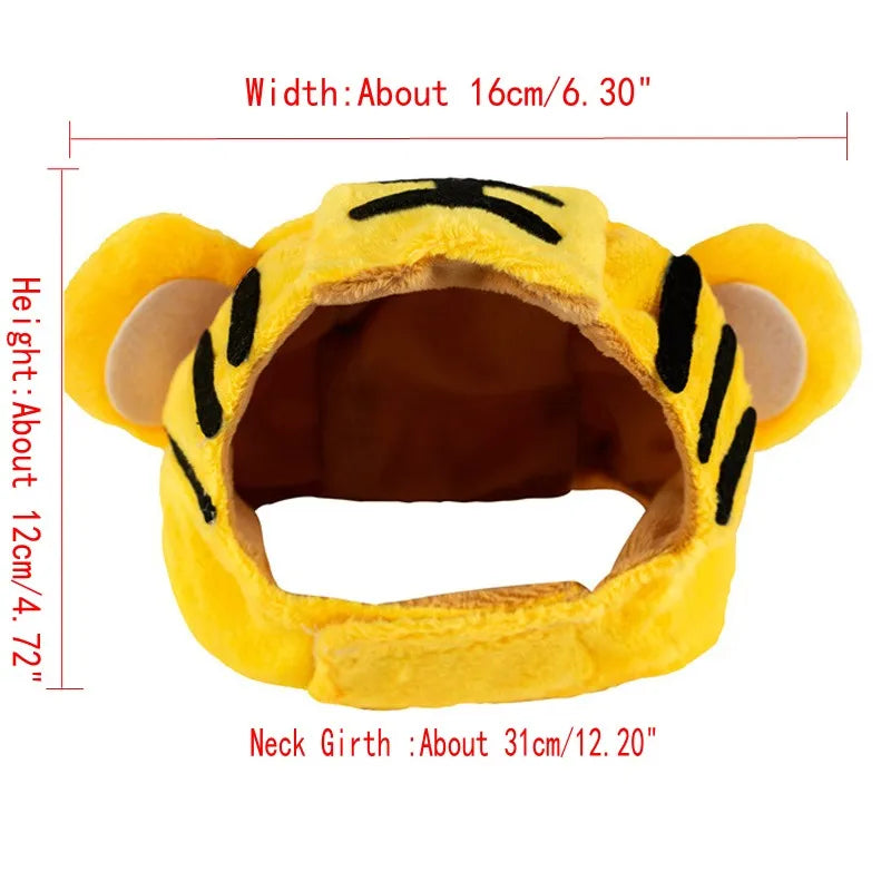 Winter Pet Warm Dog Hat Cute Animal Autumn Funny Dog Hat Fleece Dog Costume Puppy Kitten Cap Party Festival Dog Accessories