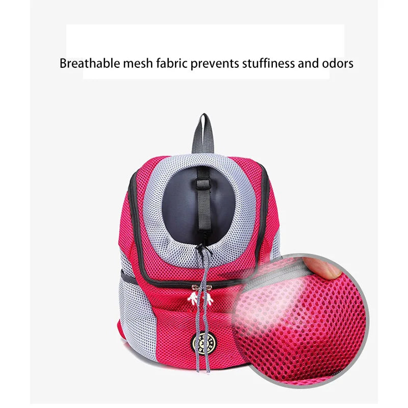 Breathable Backpack for Dog Accessories Small Cats Puppy Carrier Moving Transport Bag for Dogs Portable Pet Travel Supplies
