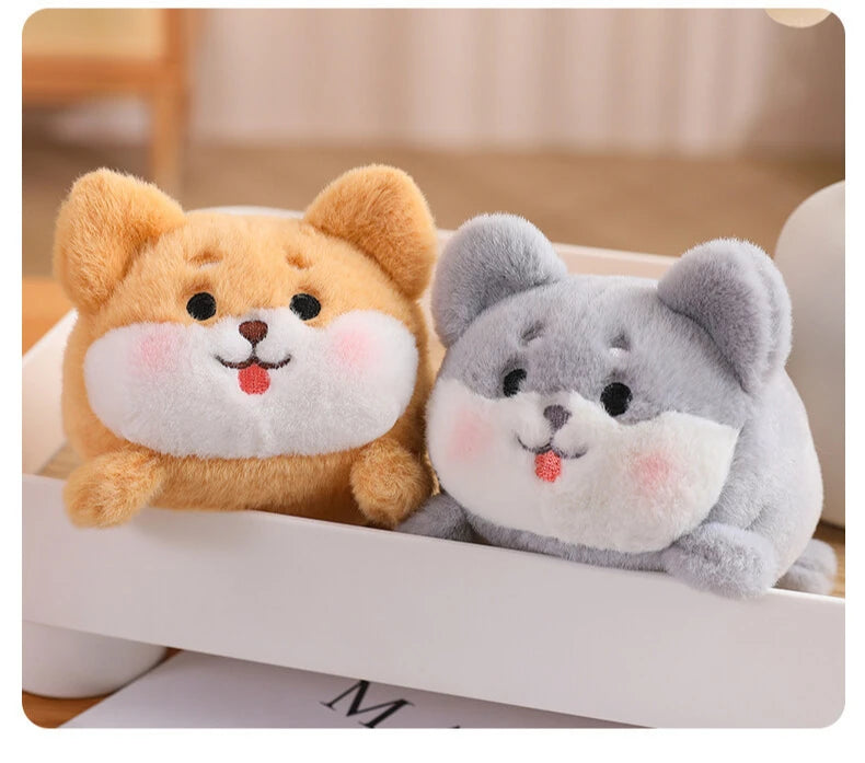 Kids Rope Simulation Animal Plush Tail Wagging Cute Cat Dog Toys for 2-4 Year Old Todder Toys Baby Christmas Birthday Gifts