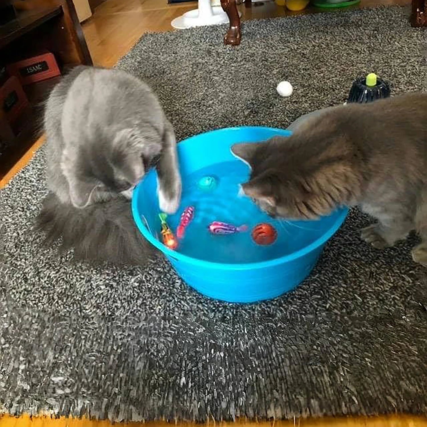 Swimming attracts pet fish, waterproof LED light toy fish, pet cat and dog toys, novel electronic fish