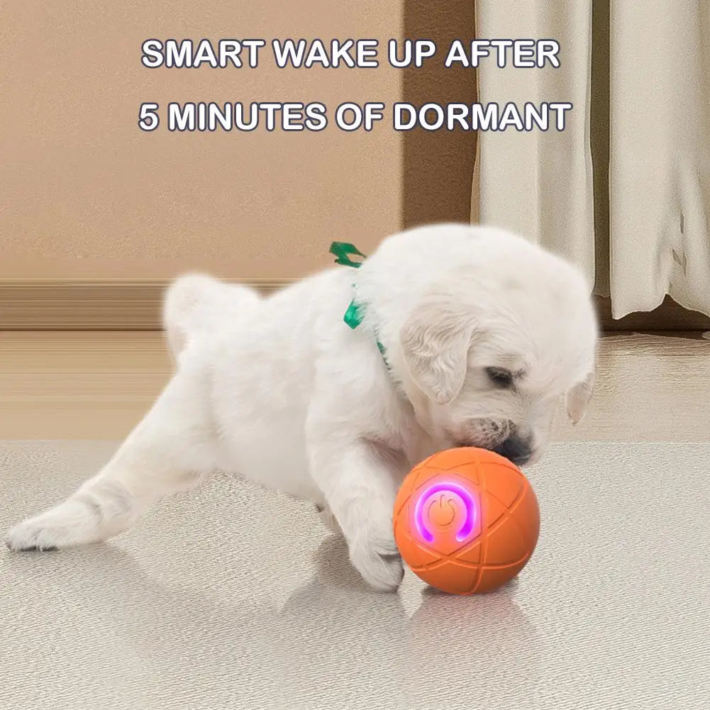 Smart Interactive Dog Toys for Aggressive Chewers Self Moving Interactive Dog Ball Automatic Vibrating Toy