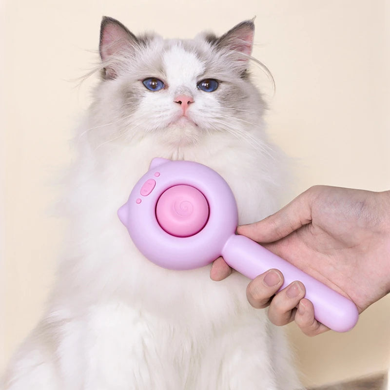 Cat Comb Fur Removal Beauty Brush Long Hair Self-Cleaning Brush Dogs Pet Cat Accessories Removing Floating Fur Grooming Tool