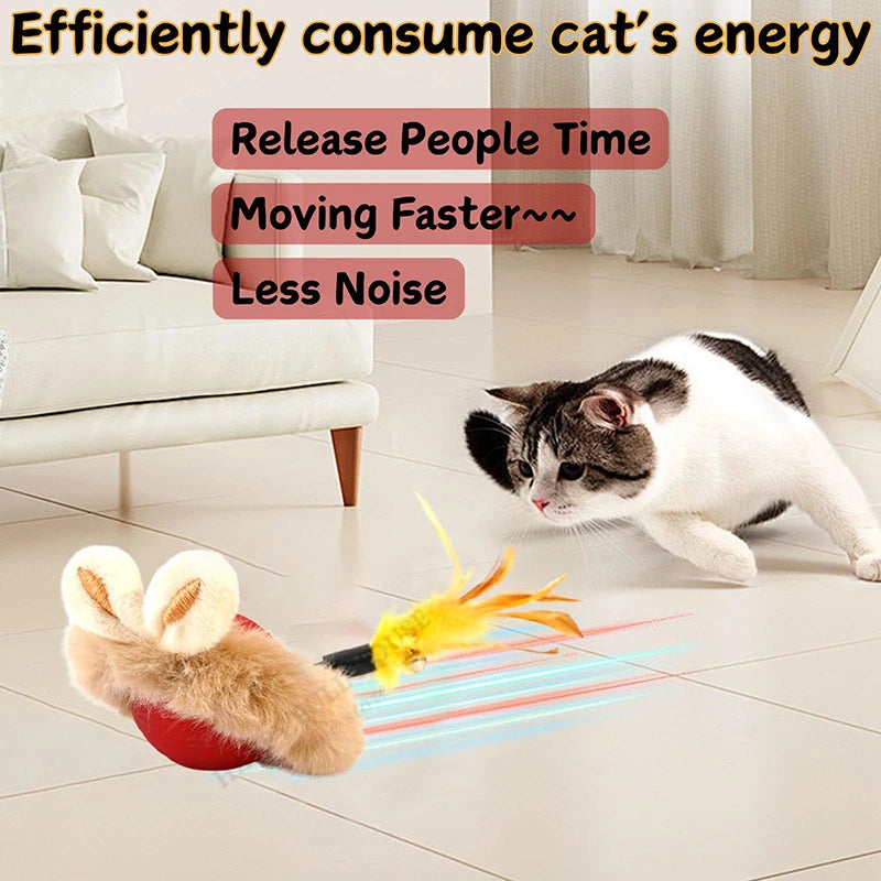3 in 1 Cat Toy Interactive Ball for Indoor Cat  Game Toys, Cat Toys Electric, Automatic Cat Toy, Cat Toys Moving