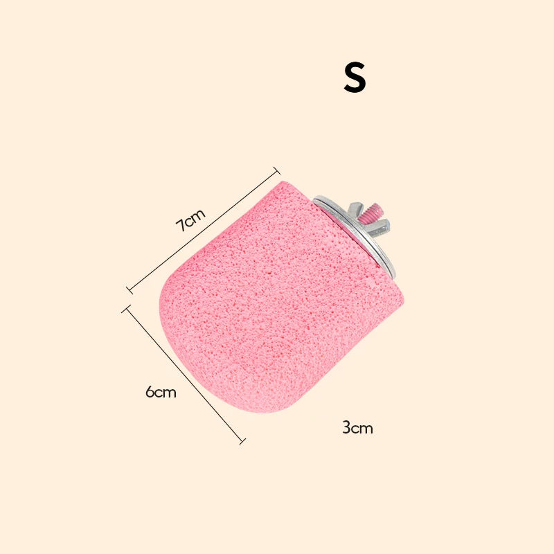 Bird Resin standing paw grinding sticks Nail Trimming Perch Paw Grinding Stick Bird Toys Parrot Grinder Parrot perch bird stand