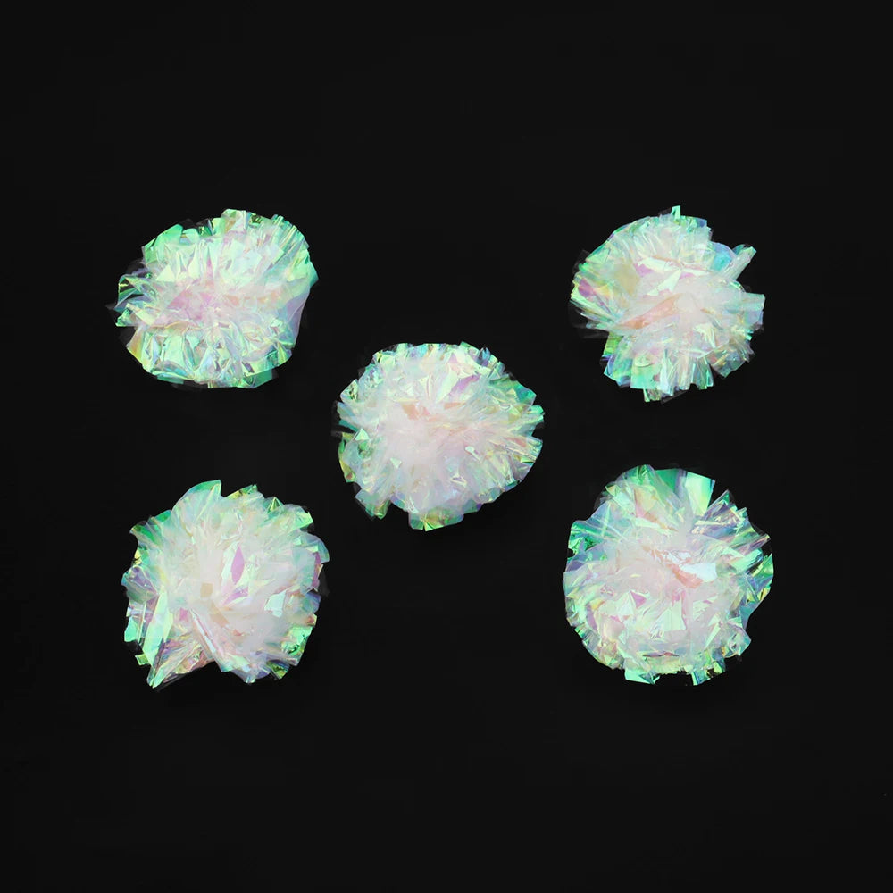 10pcs Pet Interactive Sound Balls Cat Toys Mylar Crinkle Ball Cat Toy