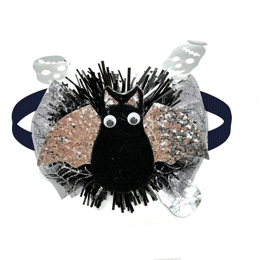 30/50pcs Halloween Dog Bow Ties for Small Dog Fashion Bow Ties Collar Pets Grooming Products Dog Accessories for Small Dogs