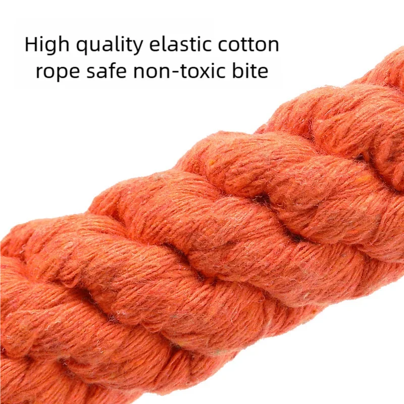 Chew Toys for Small Dogs Cleaning Teeth Dog Toys Bite Resistant Pet Dog Puppy Carrot Cotton Rope Pet Playing Toy Accessories