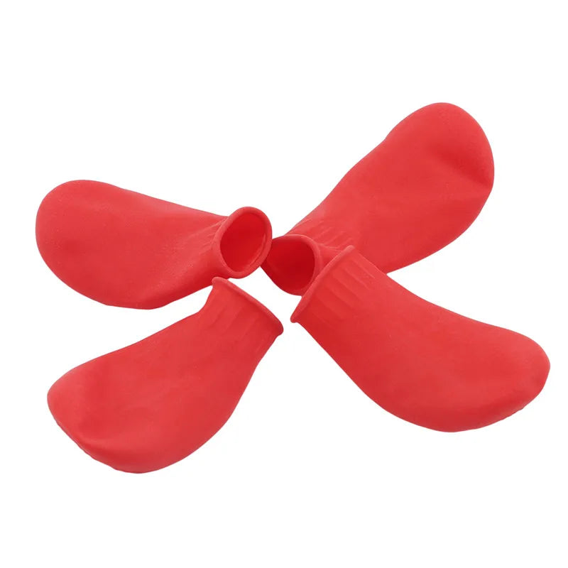 4Pcs/lot Waterproof Winter Dog Shoes For Chihuahua Balloon Type Rubber Rain Boots Portable Dog Accessories Outdoor Footwear Sock