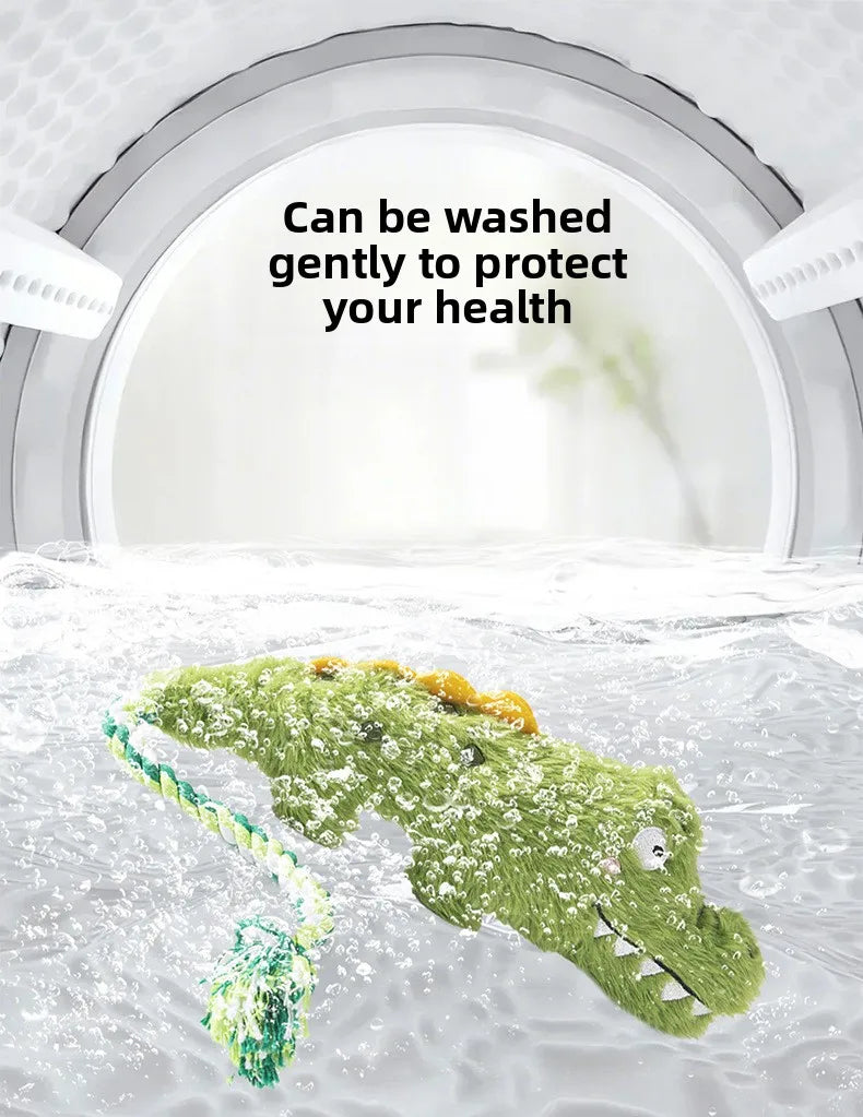 Plush Squeaky Dog Toys Crazy Zoo Plush Sound Toys Human Pet Interactive Tug of War Knot Bite-resistant Pet Toys Outdoor Funny