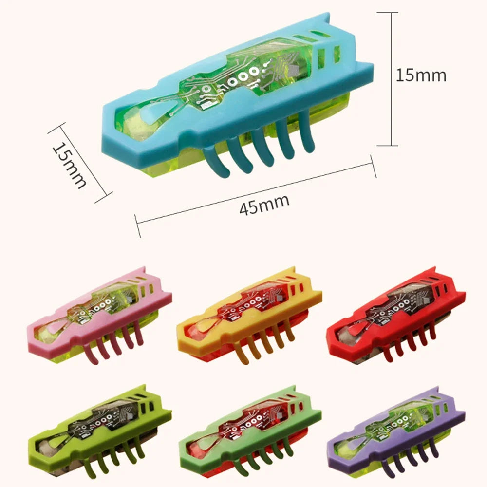 Electronic Insect Mouse Cat Toys Automatic Flip Turns Electric Bug Cat Interactive Toy Kitten Chasing Toy Pet Supplies