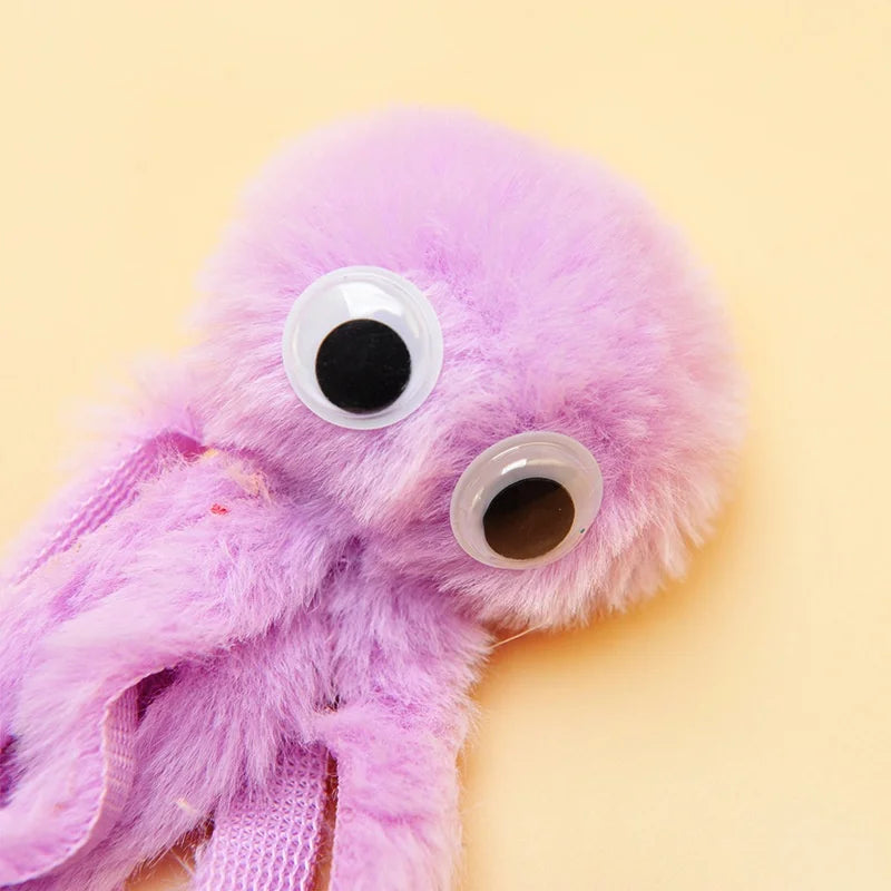 Cat Toy Cute Octopus Plush Toy Bite Resistant Teeth Interactive Play Pet Supplies Cat Dog Toys Octopus Boredom Relief Cat Toys