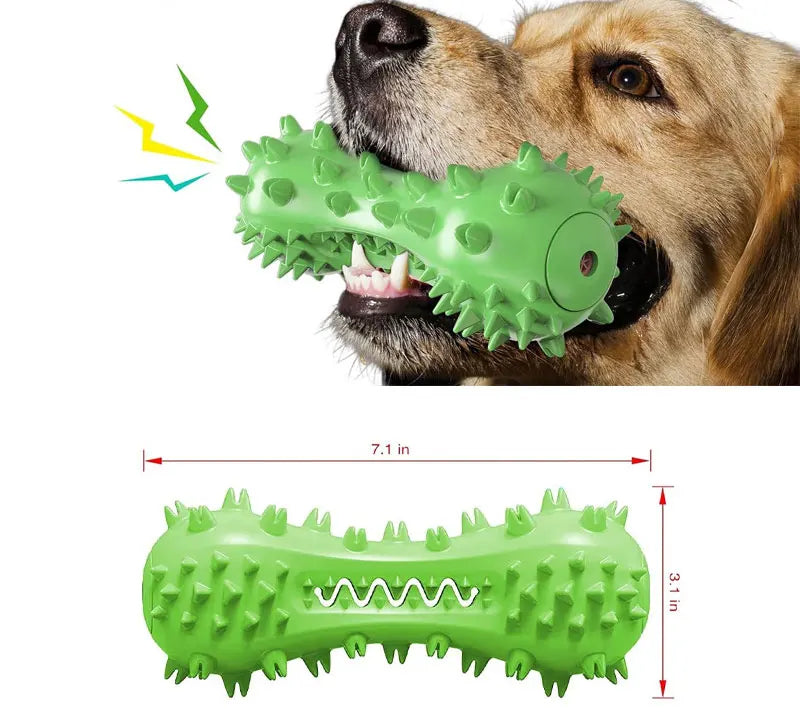 Rubber Dog Chew Toy Teeth Cleaning Pet Toothbrush Chewing Stick Toys for Dog Chew Toy Elasticity Soft Pet Tooth Cleaning