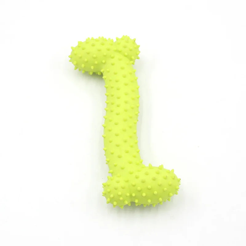 Pet TPR Toy Solid rubber bone toy Small Biting Bone Dog Toys Bite Resistant Dog Chew Toy Puppy Accessories