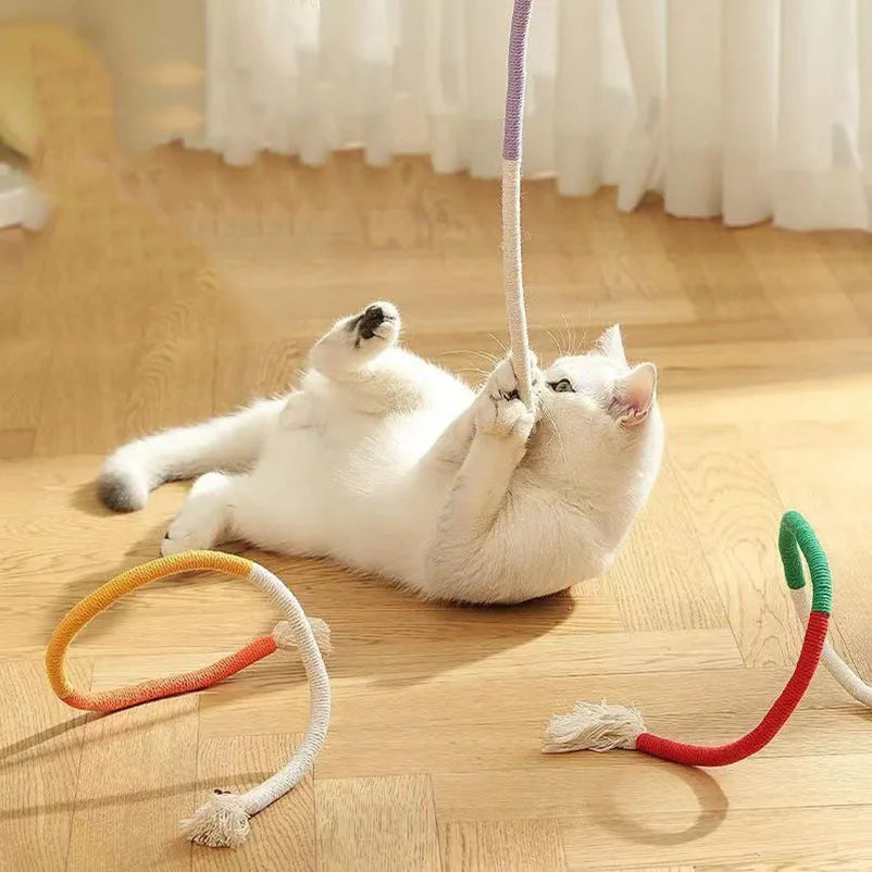 Cat toys cat teasers kitten galls teething and chew-resistant feathers cat self-entertainment and boredom relief cat supplie