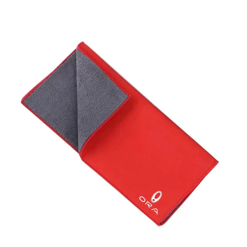 Coral Fleece Towel Car Wash Drying Cloth For Great Wall Ora Good Cat GT Ballet Ca tWhite Cat IQ Flash Cat Black Cat Accessories