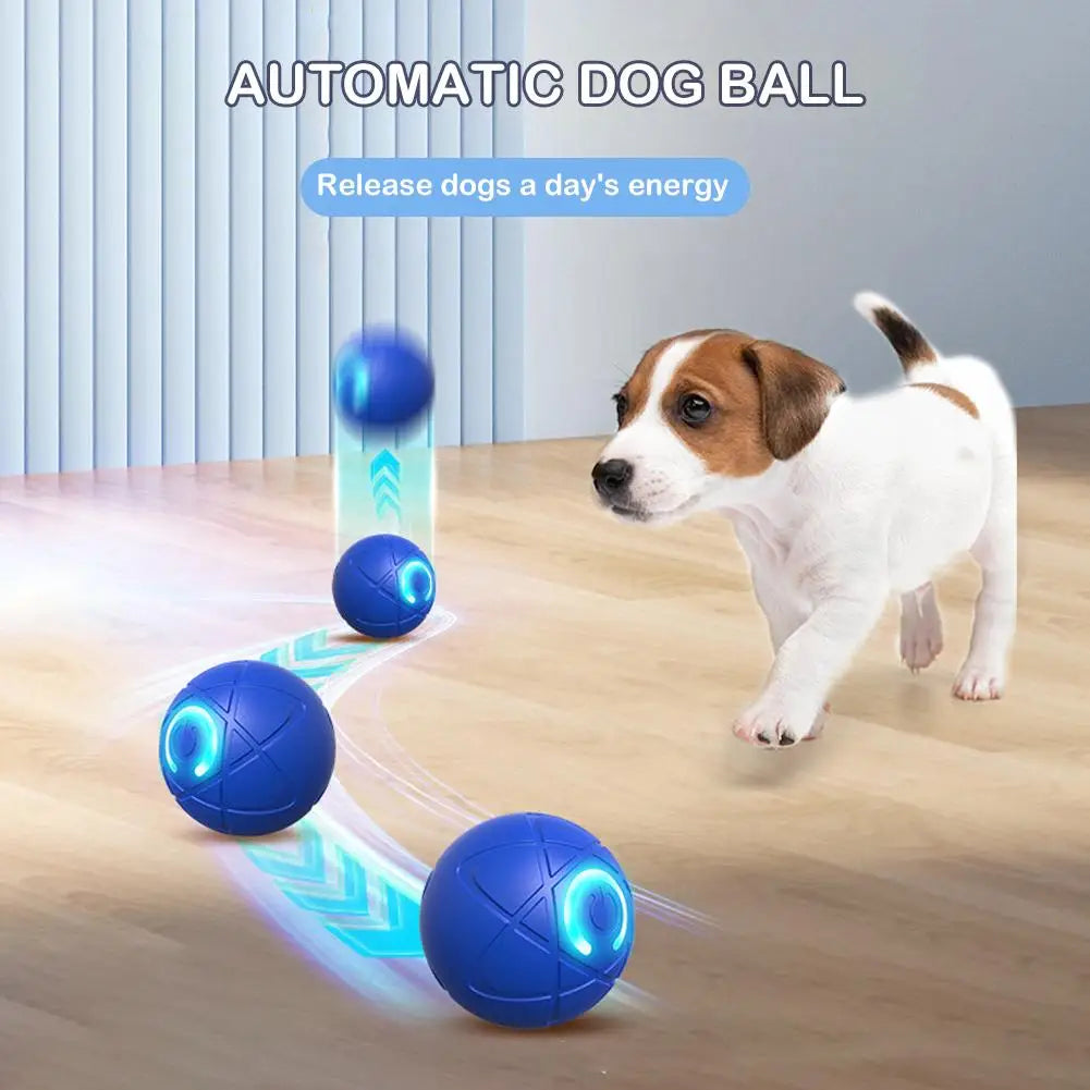 Smart Interactive Dog Toys for Aggressive Chewers Self Moving Interactive Dog Ball Automatic Vibrating Toy