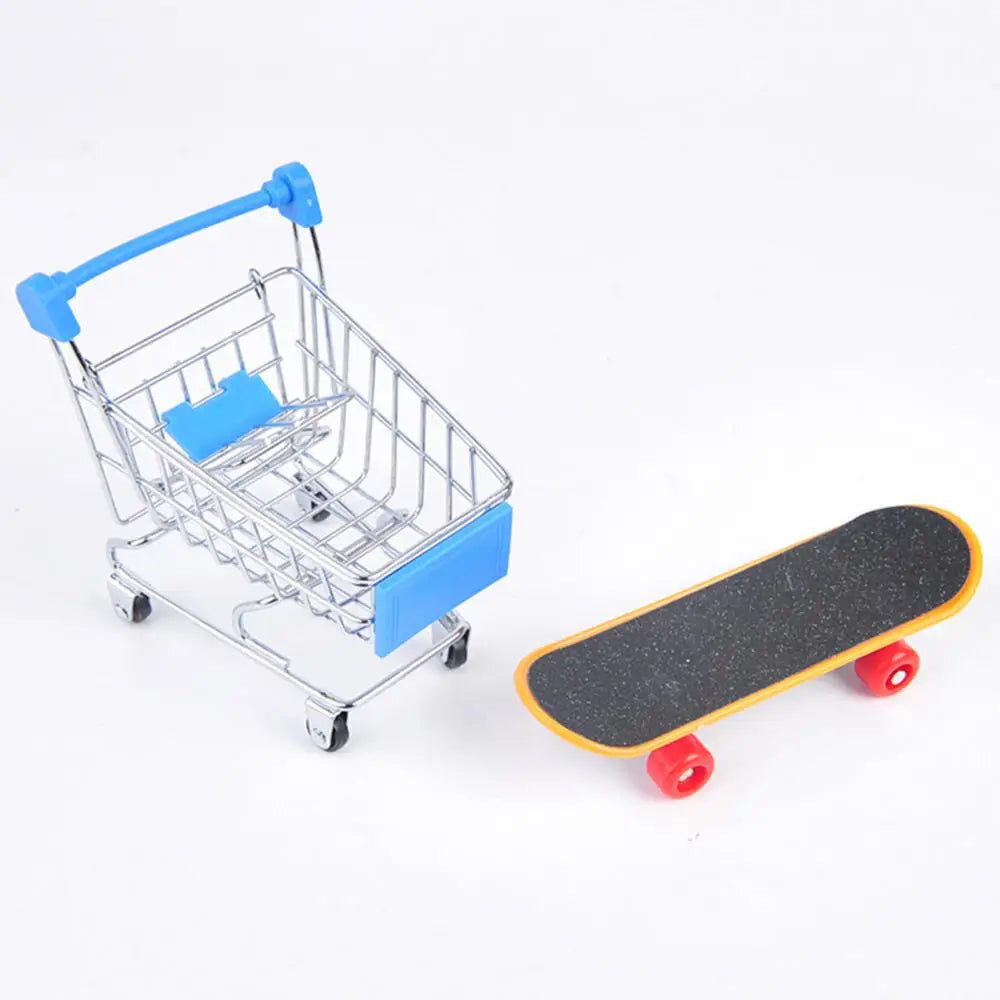 5/6/7Pcs Parrot Toys Kit Pet Bird Skateboard Ball Mini Shopping Cart Foraging Training Rings Educational Puzzle Playing Toy