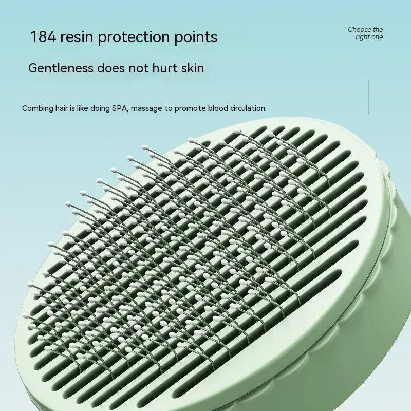 New Cat Comb Pet Dog Brush  Self Cleaning Pet Hair Remover Brush, for Dog Cat Grooming Tools Pet Dematting Comb Dog Accessories