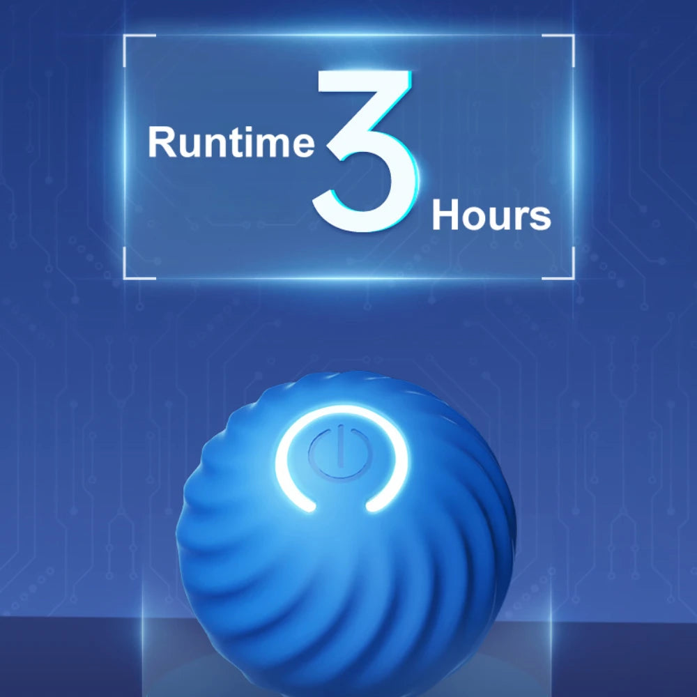 Smart Dog Toy Ball Electric Automatic Moving Bouncing Rolling Ball USB Charging Dog Toys for Puppy Birthday Gift Dog Accessories
